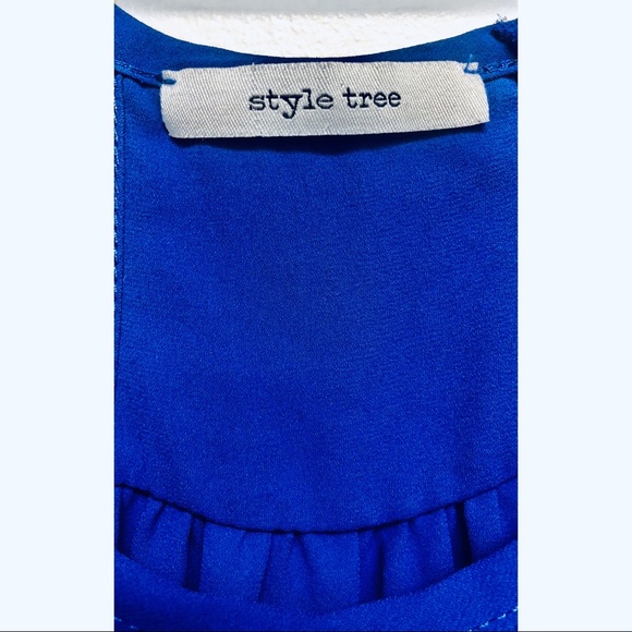 Blue Flowy Spaghetti Strap Top - Picture 3 of 6